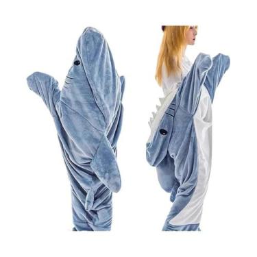 Imagem de Pijama De Casal Adulto Com Tema De Tubarão, Roupa De Casa Divertida, M
