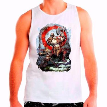 Imagem de Camiseta kratos god of war games jogos camisa masculina lançamento 01 
