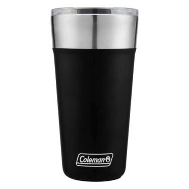 Imagem de Copo térmico com tampa coleman 600ml, PRETO