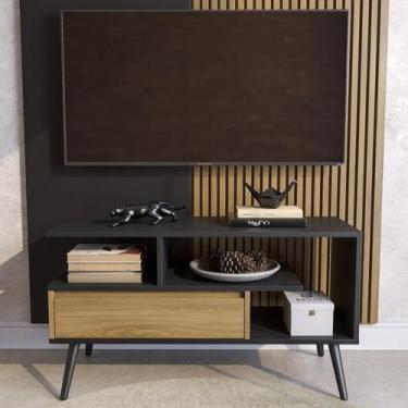 Imagem de Rack Aparador Estante para Tv 55 Polegadas 50cmx90cm com Porta Nicho P