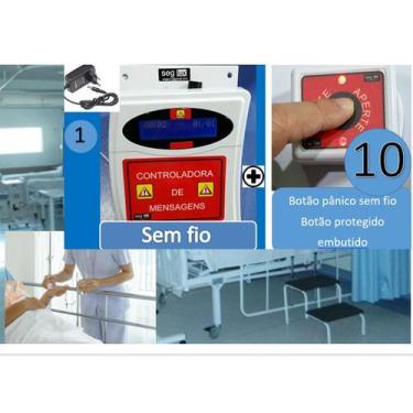 Imagem de 10 campainha-botão emergência/Alarme leito/chama enfermeira/cuidado id