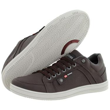 Imagem de Sapatenis Crshoes Sapato Masculino Adulto Casual 1418, Café, 39