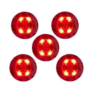 Imagem de Base De Copo LED Alimentada Por Bateria Com 3 Modos, Adesivo Luminoso 