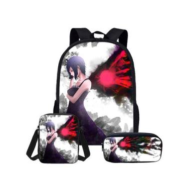Imagem de Conjunto de mochilas escolares Tokyos Ghouls, 3 unidades para crianças