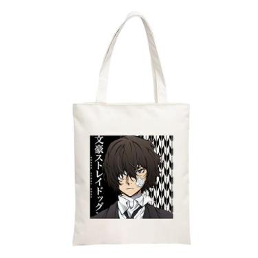 Imagem de Sacola de lona Bungos Stray Dogs Anime Fans 33x29cm - yiweisai
