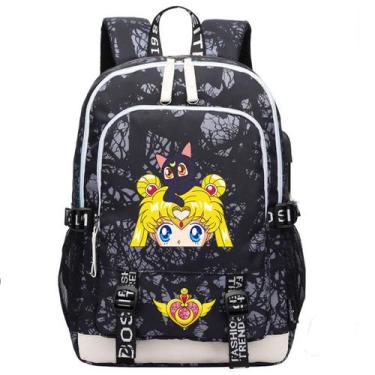 Imagem de Mochila escolar Sailers Moons Anime para crianças - yiweisai