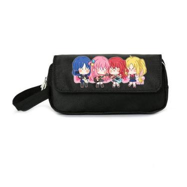 Imagem de Bolsa de lápis Bocchis Rocks Gotohs Historis Anime Oxford 20,5x5,5x9,5