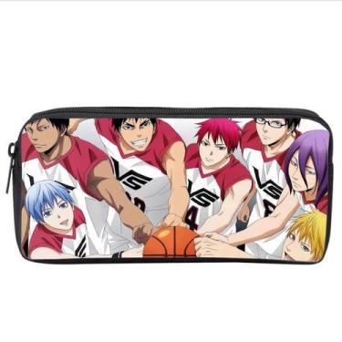 Imagem de Estojo para lápis Kurokos Basketballs Big Capacity Oxford 22x5,5x11cm 