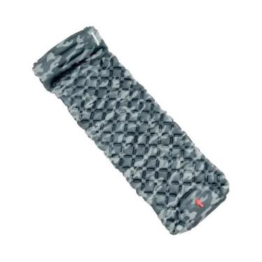 Imagem de Colchão Inflável Ultraleve Para Camping Com Almofadas E Bomba Embutida