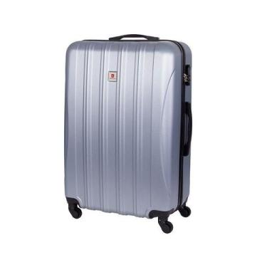 Imagem de Mala De Viagem Grande 32kg 4 Rodas Travelux Baden G, Prata