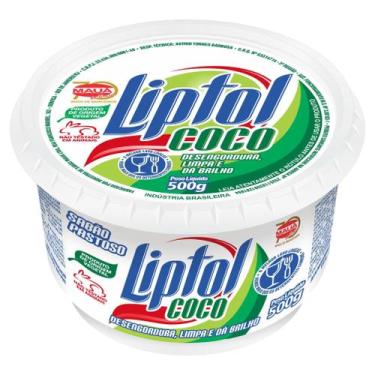 Imagem de Sabão Em Pasta Para Lava Louças Liptol Coco - Kit Com 6 Un, Pasta