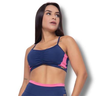 Imagem de Top Fitness Academia Feminino Alça Fina Com Bojo Removível - C&M Fitne