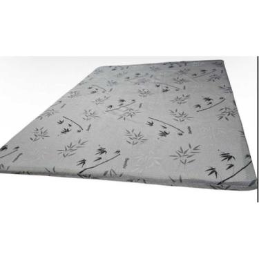 Imagem de Colchonete-Camping-luxo-Dubom-188x138x5cm-EspumaD23 cinza - DUBOM COLC