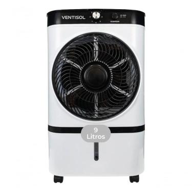 Imagem de Climatizador Evaporativo Cli09 Ventisol 9 L Gelo Filtro Colmeia Portátil Silencioso 65w Residencial E Comercial 110V