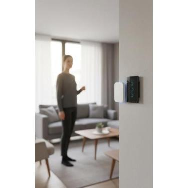 Imagem de Interruptor Inteligente 3 Teclas Zigbee Bivolt Preto Touch A - Congrat