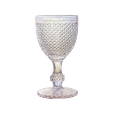 Imagem de Taça Vidro Sodo-Calcico para Água Bico de Jaca Rainbow Metalizado 300m