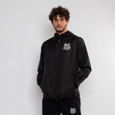 Imagem de Jaqueta Corta Vento Santos Oficial Escudo-Masculino