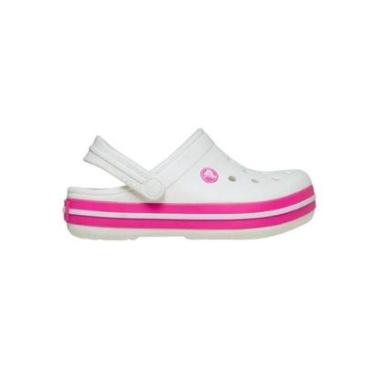Imagem de SANDALIA CROCBAND CLOG T 207005-6WU - BRANCO/ROSA 24-Unissex