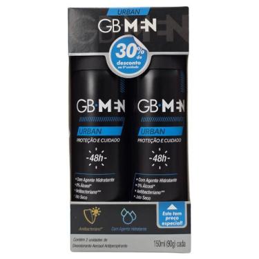 Imagem de Kit 2 Desodorante Aerossol Urban GB Men 48h Vegano Giovanna Baby