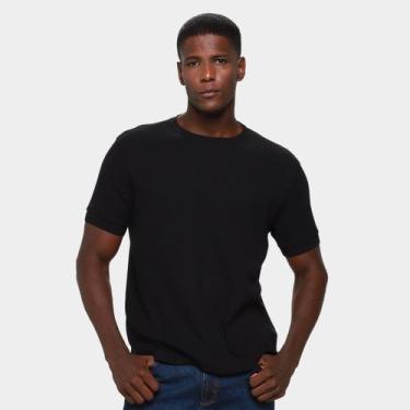 Imagem de Camiseta Hering Casual Masculina, Preto, G