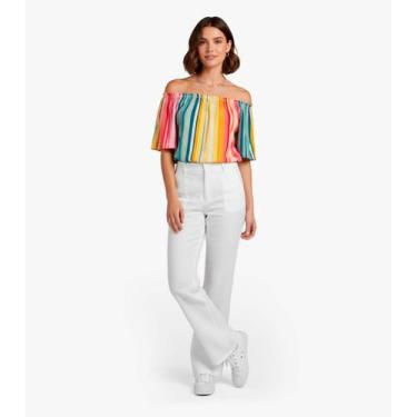 Imagem de Blusa Feminina Ciganinha Infinita Cor Rosa, M, Rosa