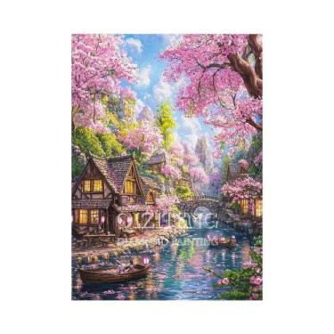 Imagem de Kit De Pintura Diamante 5D Para Adultos Iniciantes: Barco À Vela No Ma