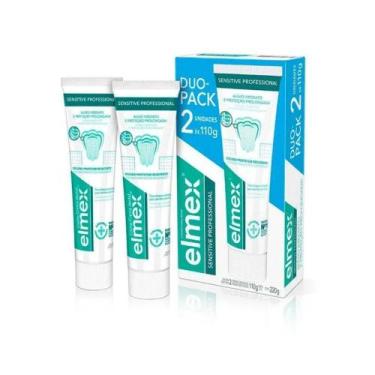 Imagem de Kit Elmex Sensitive Profissional Creme Dental 2 Unidades 110g Cada