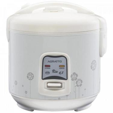 Imagem de Panela Elétrica de Arroz Agratto Pa6x Riso 6 Xícaras 400W com Cuba Antiaderente e Bandeja 220V
