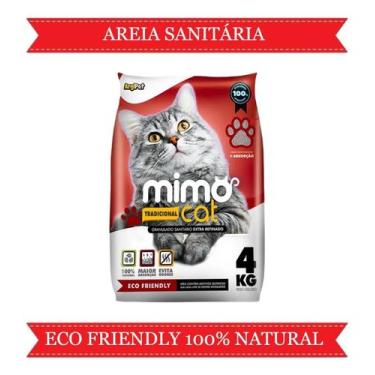 Imagem de Areia Gato Higienica Granulado Sanitario Mimocat Tradicional 4 kg - Mi