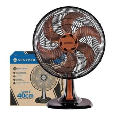 Imagem de Ventilador Osc Mesa Turbo 6p 40cm Bronze Premium Cor da estr - Ventiso