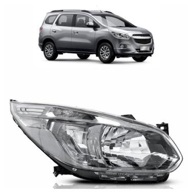 Imagem de Farol Dianteiro Spin 2012 A 2018 Máscara Cromomix - Automotive Imports