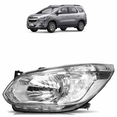 Imagem de Farol Dianteiro Spin 2012 A 2018 Máscara Cromada - Automotive Imports,