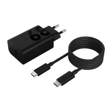 Imagem de Carregador turbo tipo C fonte 168w cabo compatível com motorola samsun