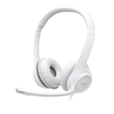 Imagem de Fone headset logitech h390 usb branco 981-001285