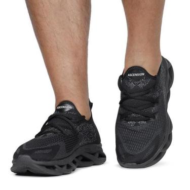 Imagem de Tênis Masculino Esportivo Ortopédico Ascension Leve e Confortável com 