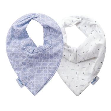 Imagem de Babador bandana - Palha azul - Baby Joy