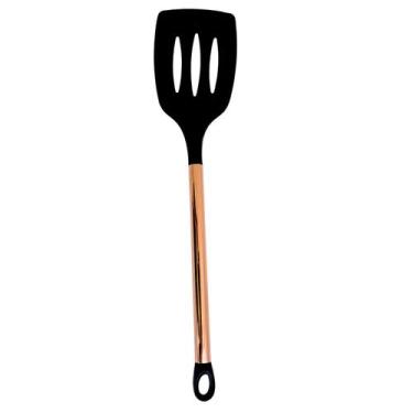 Imagem de Espátula Silicone Premium Cozinha Vazada Bolo Fritura - Paramount, Pre