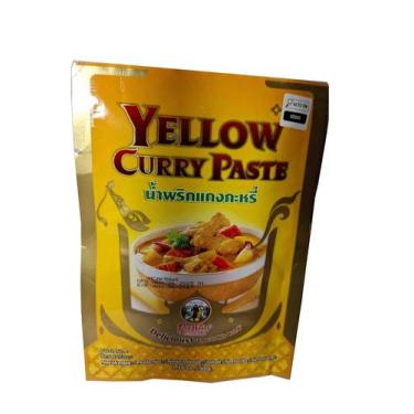 Imagem de Pasta de Curry Amarelo Thailândia Sachê 50g - Pantai - Pantai Norasing