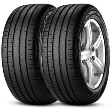 Imagem de Kit 2 Pneu Pirelli Aro 17 225/60r17 103h Scorpion Verde All Season Ext