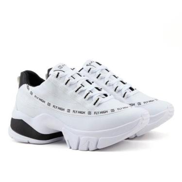Imagem de Tênis chunky Ramarim Branco/Preto Ref.: 23-80104, 35