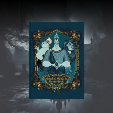 Imagem de Caderno Brochura Animativa Disney 160 Folhas, Úrsula/Hades/Scar