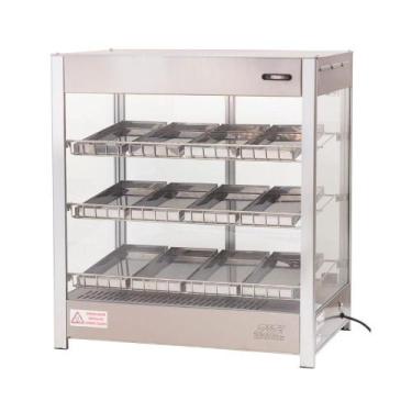 Imagem de Estufa Vitrine para Salgados com Vapor e Led 12 Bandejas 479 12B Tita 