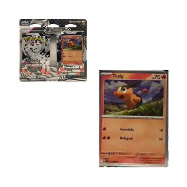 Imagem de Pokémon TCG Raio Preto Fogo Branco Blister Quádruplo Tepig - Copag