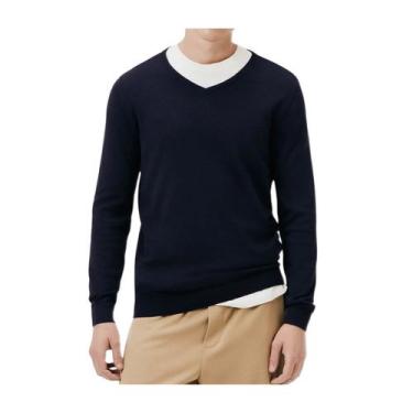 Imagem de Blusa Masculina Hering ML Sueter Tricot Marinho - K0WEAX7SI, Azul, G
