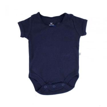 Imagem de Body Infantil Hering Kids Bebê 58a6ytk07 , Marinho, RN