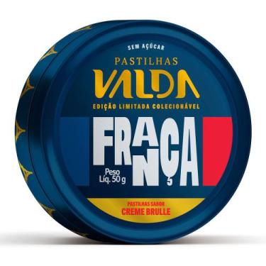 Imagem de Pastilhas Valda França Sabor Creme Brulee Sem Açúcar Edição Limitada C