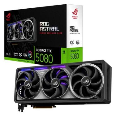 Imagem de Placa de Vídeo Asus Rog Astral NVIDIA GeForce RTX-5080 16GB GDDR7 - RO