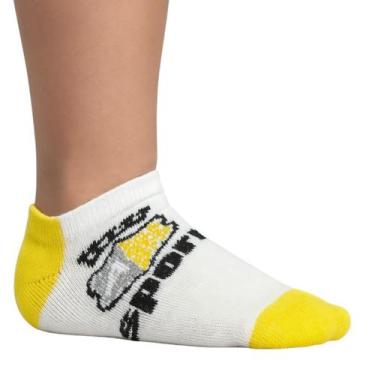 Imagem de Meia Infantil Estampada Menino Apollo, 31 a 34, Amarelo