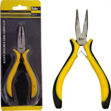 Imagem de Alicate Mini Eda 4.1/2'' Bico Meia Cana Curvo Profissional - 7Zh