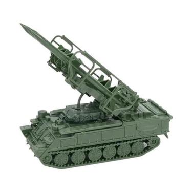 Imagem de Modelo De Brinquedo De Tanque Militar 4D Em Escala 1/72, Míssil Antita